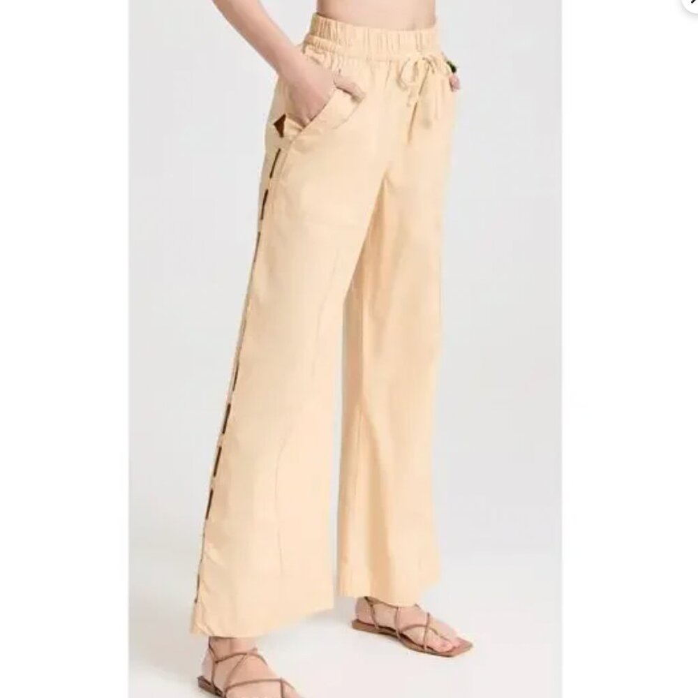 Sea New York Elastic Waist Pants SIA solid side cut out pants